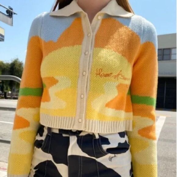 House of Sunny Sweaters - House Of Sunny Day Tripper Cardigan Size 4